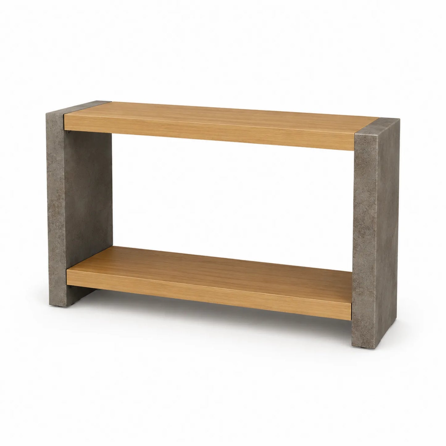 Console en bois et béton 110 cm
